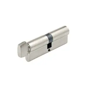 Euro Cylinder Key/Snib 90mm Brushed Nickel