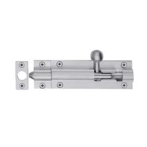 Windsor Straight Bolt 75x25 Satin Chrome