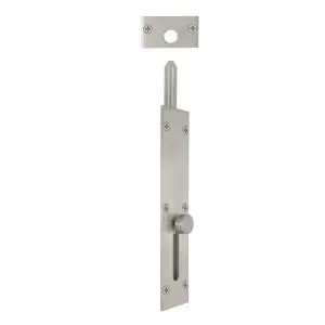 Windsor Reverse Barrel Bolt Straight 150x31 Brushed Nickel