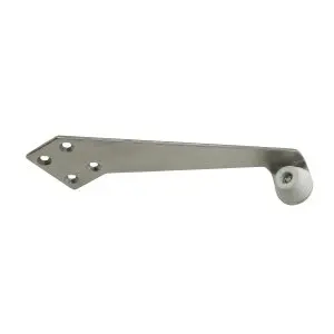 OVERHEAD DOORSTOP - RIGHT HAND STAINLESS STEEL