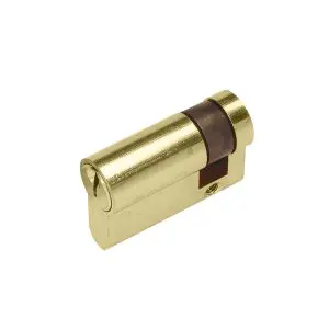 Single Cylinder Key 35mm Polished Brass