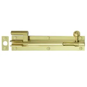 Windsor Necked Bolt 150x31 Pol Brass