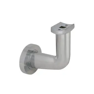 Windsor Vulcan Round Stair Rail Bracket Satin Chrome