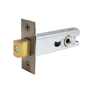 Heavy Duty Tubular Privacy Bolt Natural Bronze