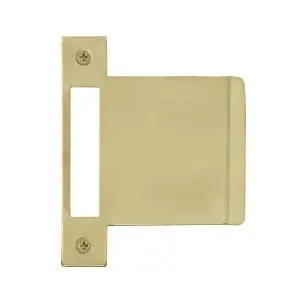 Extended Strike Plate To Suit 1107/1108 Polished Brass