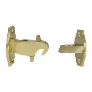 Windsor Auto Door Holder Pol Brass