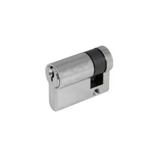 Single Cylinder Key 30mm Satin Chrome
