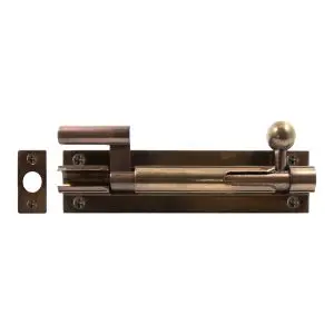 Windsor Necked Bolt 100x25 Antique Bronze