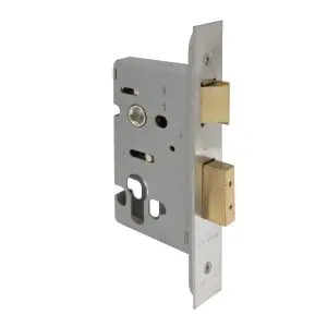 Euro 48 Mortice Lock, 45mm Back Set Stainless Steel