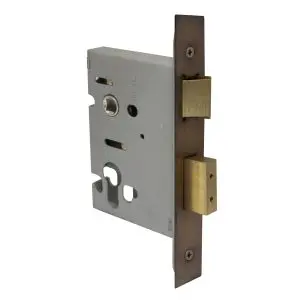 Euro 48 Mortice Lock - 57mm Back Set - Antique Bronze