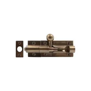 Windsor Straight Bolt 50x25 Antique Bronze