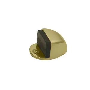 Windsor Door Stop Floor Mount Pol Brass