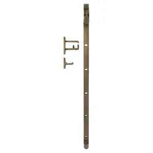 Windsor Casement Stay (Modern) 350mm Roman Brass