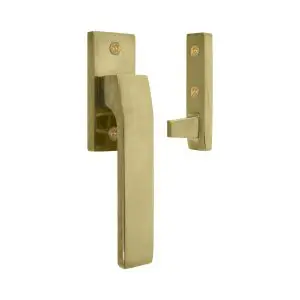 Windsor Cube Window Fastener Polished Brass