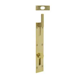 Windsor Reverse Barrel Bolt Necked Out 150x31 Pol Brass