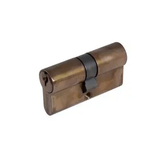 Euro Cylinder Key/Key 60mm Antique Bronze