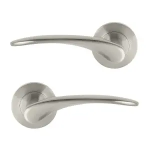 Apollo Lever Set Brushed Nickel