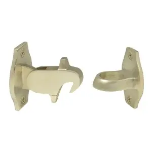 Windsor Auto Door Holder Unlacquerd Satin Brass