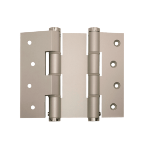 Justor DAW120 - 120mm Wall Mounted Double Action Spring Hinge, Aluminium Silver (BEL-BIDA120WAS) MAX thickness 35mm