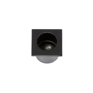 Cavity Slider Edge Pull 29x29mm Black