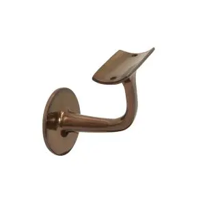 Windsor Stair Rail Bracket 60mm Curved Mount Antique Bronze