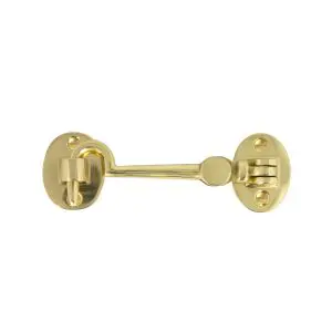 Windsor Cabin Hook 100mm Pol Brass