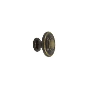 Antique Cabinet Knob 33mm Antique Bronze