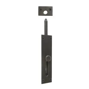 Windsor Reverse Barrel Bolt Straight 100x25 DARK ROMAN BRASS