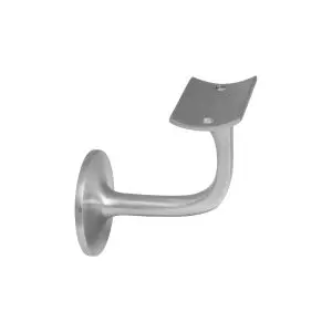 Windsor Stair Rail Bracket 60mm Curved Mount Satin Chrome