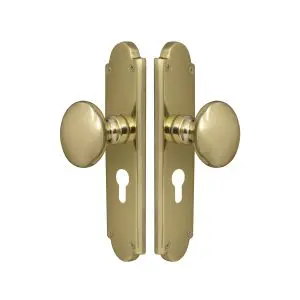 Victorian Knob Lock Euro 48 PB