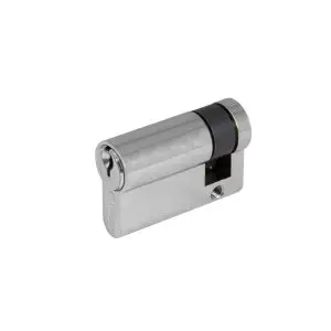 Single Cylinder Key 35mm Satin Chrome