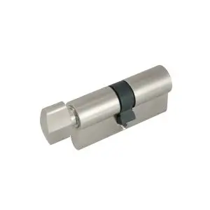 Euro Cylinder Key/Snib 60mm Brushed Nickel