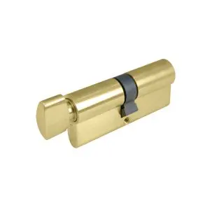 Euro Cylinder Key/Snib 70mm 5 Pin Un-lacquered brass