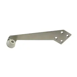 OVERHEAD DOORSTOP - LEFT HAND STAINLESS STEEL