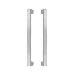 Polo Pull Handle 600mm Stainless Steel (Back to Back Pair)