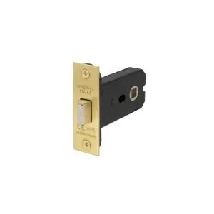 Mortice Latch 57mm Backset Polished Brass