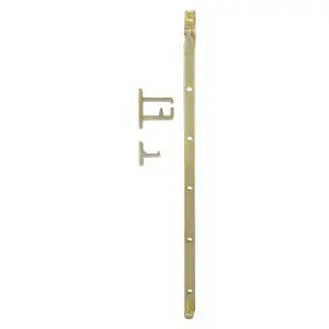 Windsor Casement Stay (Modern) 350mm Pol Brass