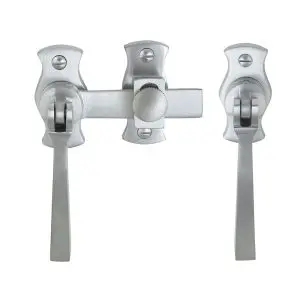 Windsor French Door Catch (Square) Satin Chrome includes 5158 handle