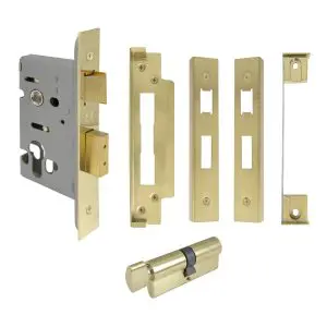 Euro 48 Lock Kit Rebated PB (1114+1105+1148)
