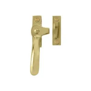 Windsor Split Rail Fastener LH Unlacquered brass