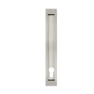 Long Square Flush Pull 200x37mm Euro Punched Stainless Steel