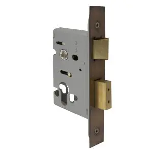 Euro 48 Mortice Lock 45mm Backset Antique Bronze