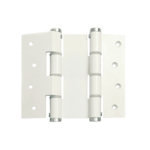 Justor DAW120 - 120mm Wall Mounted Double Action Spring Hinge, White (BEL-BIDA120WWHT)