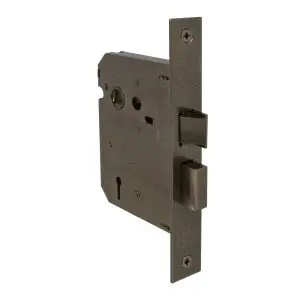 57mm 3 Lever Mortice Lock ( 78mm Case ) POWDER COAT Antique Bronze