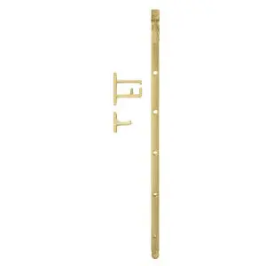 350mm Casement Stay Matt Satin Brass