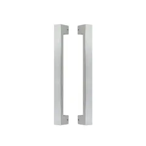Polo Pull Handle 40x20 450mm Long SS
