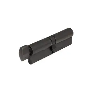 Euro Cylinder 90mm Turn Key Dark Roman Brass