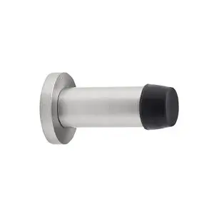 50mm Doorstop Skirting Concealed Fix satin anodised