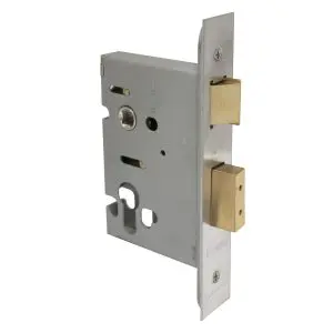Euro 48 Mortice Lock 57mm Back Set SS