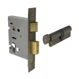 Lock Kit - Euro 57mm (1115+1148) ORB incl strike plate